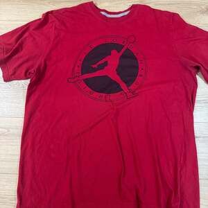 Air Jordan Flight Club Jumpman Short Sleeve T-Shirt Red Men's Size XXLT